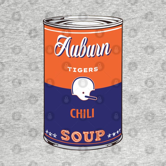 Auburn Tigers Soup Can by Rad Love